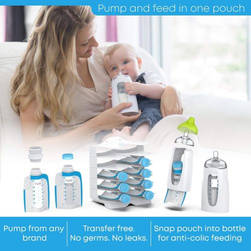  Kiinde Twist Pouch Breast Milk Storage Bag Feeding System Starter Kit, New Mom Gift