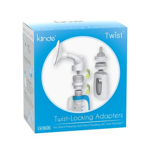  Kiinde Twist Milk Storage Bag Breast Pump & Baby Bottle Adapter Kit for All Major Breast Pump Brands (Adapter Kit: for All Major Brands)