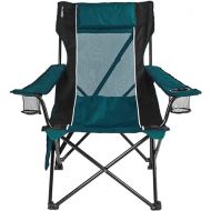 Kijaro Sling Folding Camping Chair - Enjoy The Outdoors in This Outdoor Chair with a Built-in Cup Holders and Side Organizer OR Side Cooler - Includes a Detachable Pillow