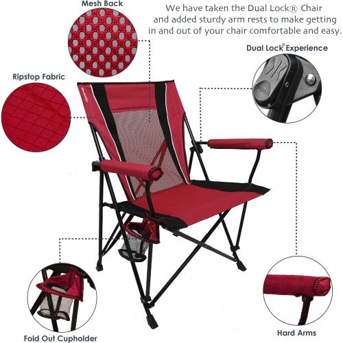  Kijaro Dual Lock Hard Arm Portable Camping and Sports Chair