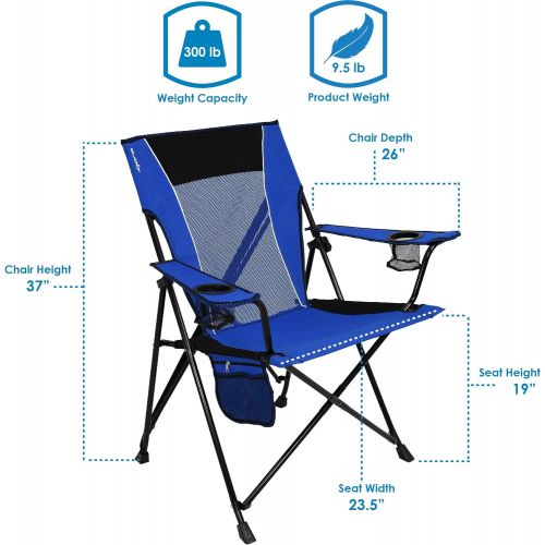 Kijaro Dual Lock Portable Camping and Sports Chair
