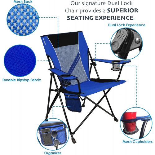  Kijaro Dual Lock Portable Camping and Sports Chair