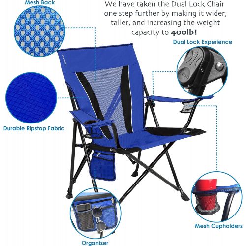  Kijaro XXL Dual Lock Portable Camping and Sports Chair