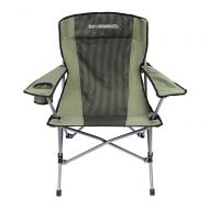 Kijaro FUNDANGO Portable Camping Chair Folding Lawn Chairs Deluxe Padded Quad Chair with Armrest Lumbar Back Support