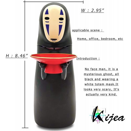  [아마존베스트]Kijea Spirited Away No Face Man Coin Bank Auto Eat Coin Piggy Bank, Kawaii Piggy Kids/Girls/Boys, Birthday Gifts