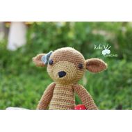 /KikisCupboard Crochet Goat, handmade doll, crochet doll, baby shower goft, baby gift, toddler gift, gift, forest animal, farm animal, lovey, tresure