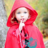 Kikisthings Little Red Riding Hood Dress and Cape