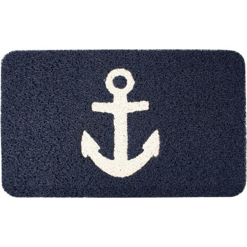  Kikkerland Anchor Doormat, 30 by 18-Inch