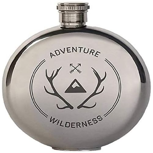  [아마존베스트]Kikkerland 3-Ounce Adventure Canteen Flask, Small