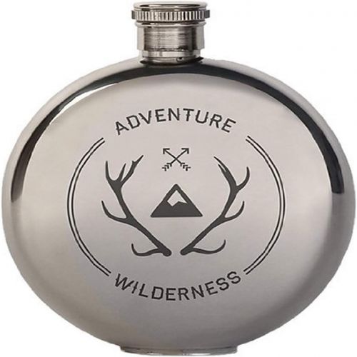  [아마존베스트]Kikkerland 3-Ounce Adventure Canteen Flask, Small