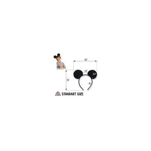  Killers Instinct Outdoors SET OF 4 Mickey Mouse Ears headband minnie Mouse Ears for minnie Mouse costume for women / girls Mickey Mouse Ears for Mickey Mouse costume for men / boys christmas Mickey Ears mic