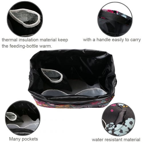  Kilofly kilofly Baby Diaper Bag Drawstring Closure Insert Organizer Purse Handbag Liner