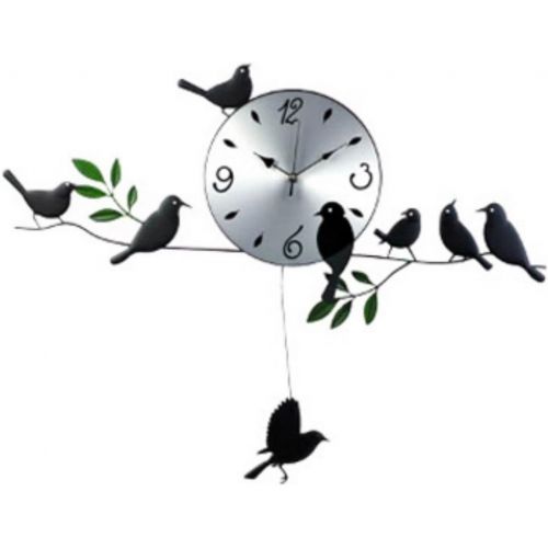  Kilofly kilofly Metal Bird Pendulum Wall Clock