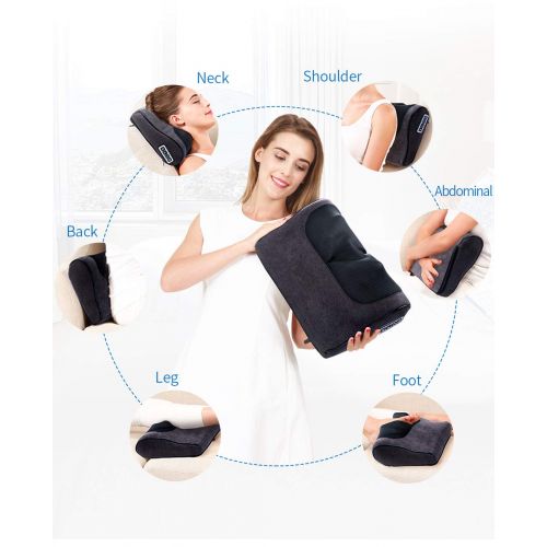  Kim Carrey 3D deep Tissue Electric Massage Pillow for Neck, Massage for Neck and Shoulder,Protable...