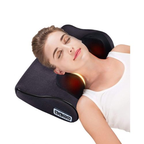  Kim Carrey 3D deep Tissue Electric Massage Pillow for Neck, Massage for Neck and Shoulder,Protable...