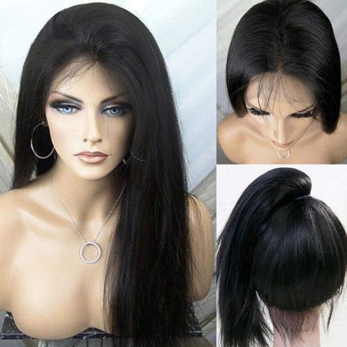  Kimanli Human Hair Wigs For Women Long Straight Lace Front Full Wig With Baby Hair Tools Accessory...