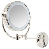 Kimball & Young Polished Nickel NEOMODERN LED Lighted Wall Mirror - Hardwired