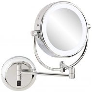 Kimball & Young Chrome NEOMODERN LED Lighted Wall Mirror - Hardwired