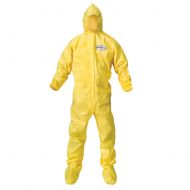 Kimberly-Clark 00684 Yellow A70 Chemical Spray Protection Coverall, X-Large (Case of 12)