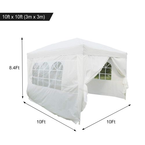  Kinbor Patio Canopy Tent, Pop Up Shelter, Portable Sports Cabana for Hiking, Camping, Fishing, Picnic, Family Outings