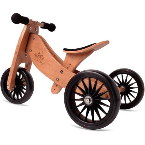  [아마존베스트]Kinderfeets TinyTot Plus 2-in-1 Wooden Balance Bike and Tricycle - Easily Convert From Bike to Trike | Sustainable and Eco-Friendly | Adjustable Riding Balance Toy for Kids and Tod