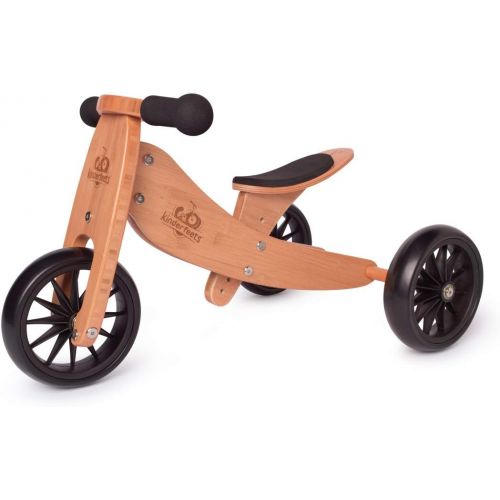  [아마존베스트]Kinderfeets TinyTot BAMBOO Balance Bike and Tricycle in 1! ages 12-24 months
