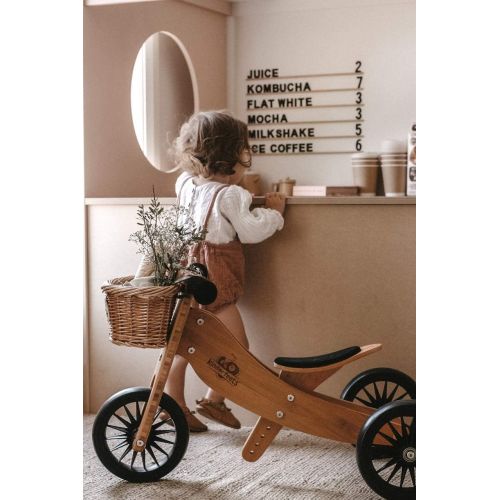  [아마존베스트]Kinderfeets TinyTot BAMBOO Balance Bike and Tricycle in 1! ages 12-24 months