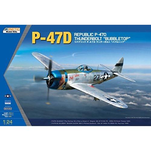  Kinetic Model Kits 124 P-47D THUNDERBOLT BUBBLETOP