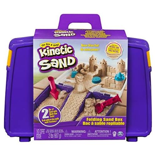  [아마존베스트]The One and Only Kinetic Sand, Folding Sand Box with 2lbs of Kinetic Sand