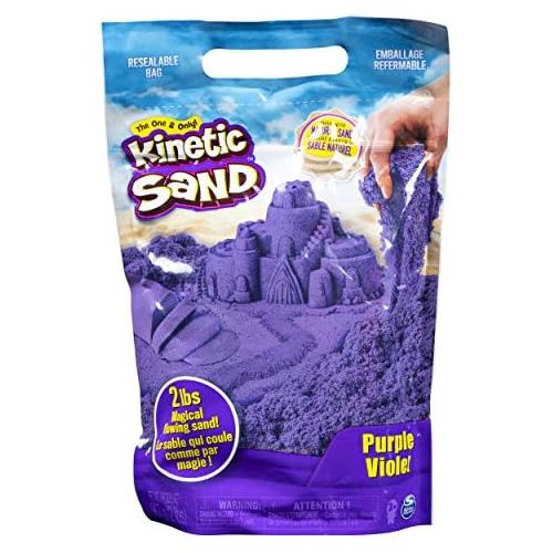  [아마존베스트]Kinetic Sand The Original Moldable Sensory Play Sand, Purple, 2 Lb