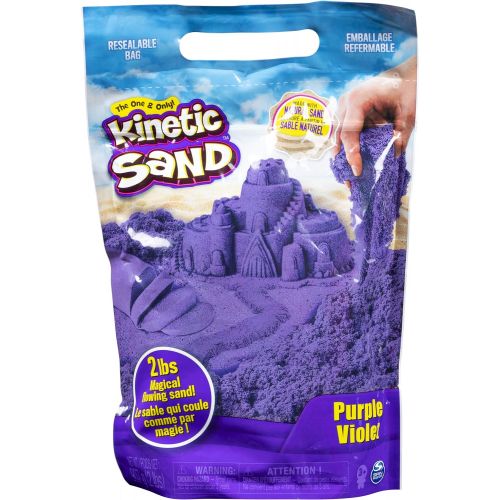  [아마존베스트]Kinetic Sand The Original Moldable Sensory Play Sand, Purple, 2 Lb