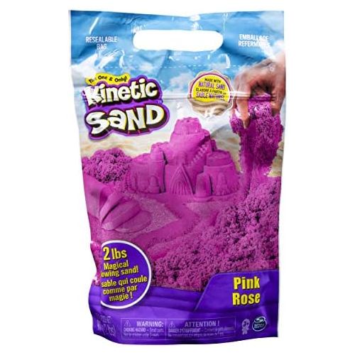  [아마존베스트]Kinetic Sand The Original Moldable Sensory Play Sand, Pink, 2 Pounds