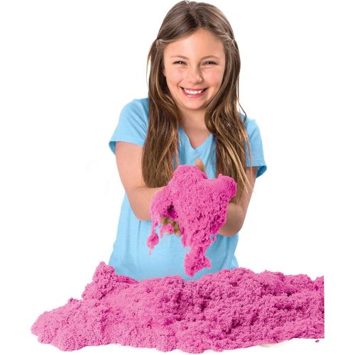  [아마존베스트]Kinetic Sand The Original Moldable Sensory Play Sand, Pink, 2 Pounds