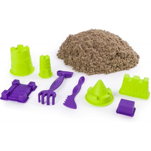  [아마존베스트]Kinetic Sand Beach Sand Kingdom Playset with 3lbs of Beach Sand, for Ages 3 and Up