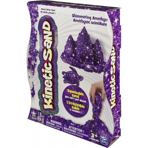  [아마존베스트]Kinetic Sand The One and Only, 1lb Shimmering Purple Amethyst Magic Sand for Ages 3 and Up