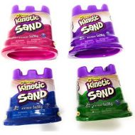 [아마존베스트]Kinetic Sand Neon Colors | Gift Set of 4 Colors - Purple, Blue, Pink & Green 5 oz Containers