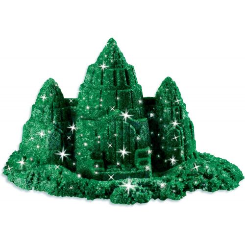  [아마존베스트]Kinetic Sand, 1Lb Shimmering Emerald Green Magic Sand for Ages 3 & Up