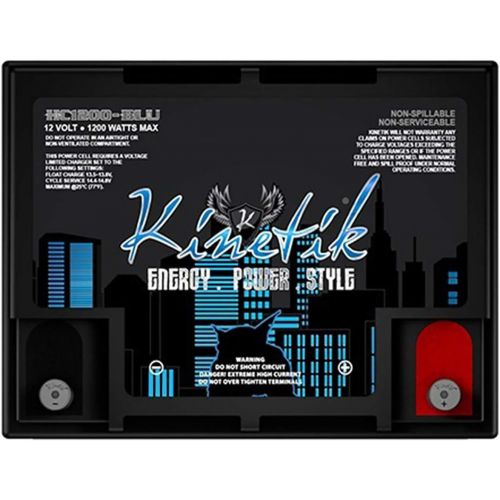  Kinetik HC1200-BLU 12V 1200 Watt Car Audio Battery for HD12001 - JL Audio