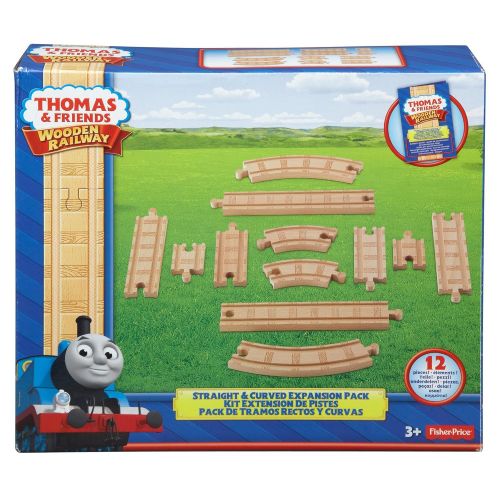  King's Gifts and Things and ships from Amazon Fulfillment. Fisher-Price Thomas & Friends Wooden Railway, Straight and Curved Expansion Track