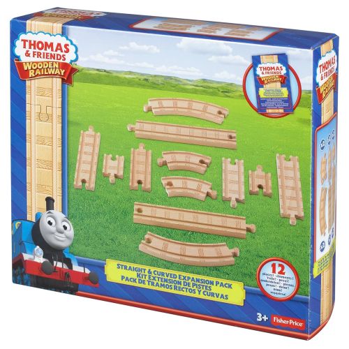  King's Gifts and Things and ships from Amazon Fulfillment. Fisher-Price Thomas & Friends Wooden Railway, Straight and Curved Expansion Track