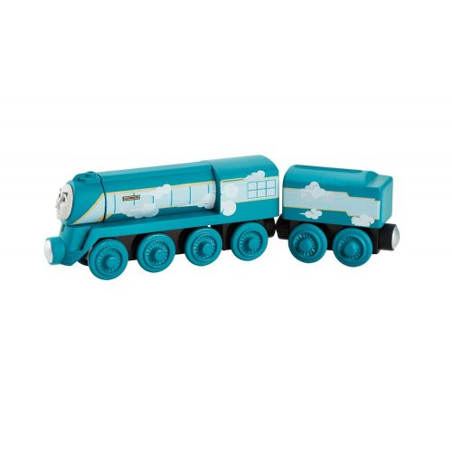  King's Gifts and Things and ships from Amazon Fulfillment. Fisher-Price Thomas & Friends Wooden Railway, Roll & Whistle Connor - Battery Operated