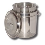 King Kooker Stainless Steel Pot Basket Lid 36-quart by King Kooker