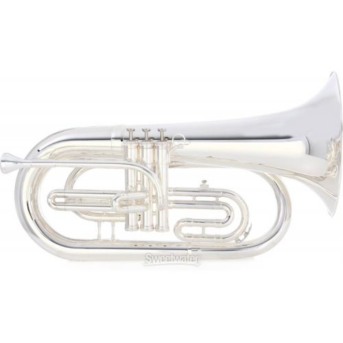  King 1130SP Marching Euphonium - Silver-plated