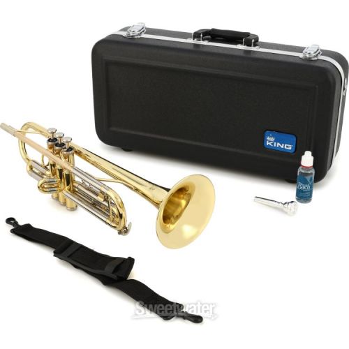  King KTR201 Student Bb Trumpet - Clear Lacquer