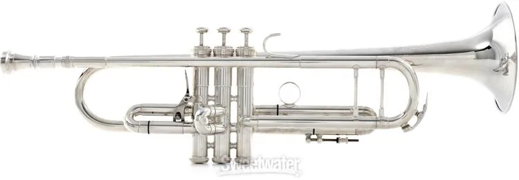  King 2055 Silver Flair Intermediate Bb Trumpet - 1st Slide Trigger - Silver Plated