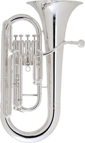  King Legend Soloist Intermediate 4-valve Euphonium - Silver-plated