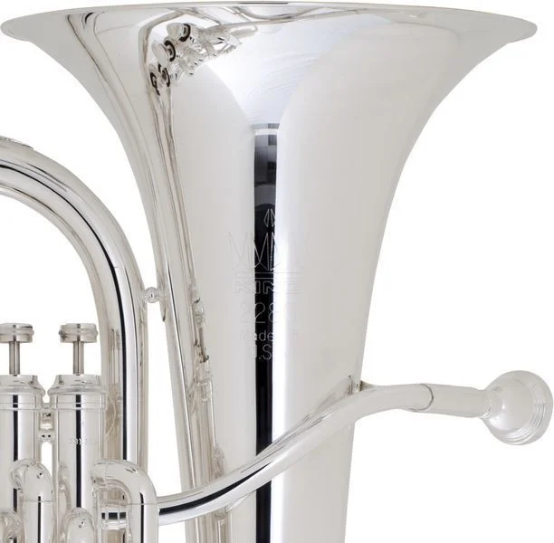  King Legend Soloist Intermediate 4-valve Euphonium - Silver-plated