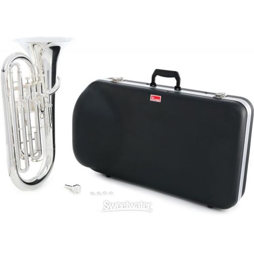  King Legend Soloist Intermediate 4-valve Euphonium - Silver-plated