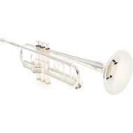 King KTR412S Marching Bb Trumpet Dent and Scratch - Silver-plated B-stock