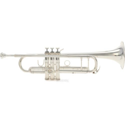  King KTR412S Marching Bb Trumpet Dent and Scratch - Silver-plated Demo